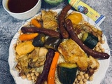 Couscous marocain tfaya : la recette traditionnelle aux oignons confits et raisins