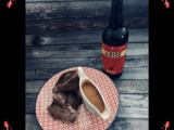 Echine de porc à la bière et aux oignons