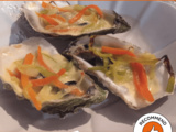 Huîtres en sabayon