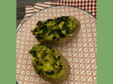 Pommes de terre farcies aux shiitakés