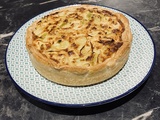 Quiche aux poireaux et parmesan