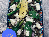 Salade de lentilles aux asperges vertes