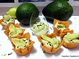 Apéritif/ entrée Mini spicy chili crème avocats