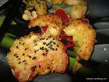 Beignets  tempura  de crevettes et de tomates
