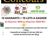 Concours avec mon partenaire sante bio europe ail noir