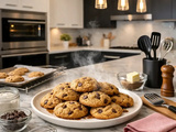 Cookies aux pépites de chocolat et pâte à tartiner Lion’s Mane