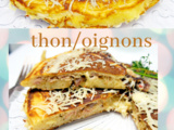 Crêpe fourrée thon / oignons balsamique