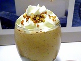 Dessert mousse poires au café Reichi et pâte à tartiner