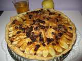 Facile de la tarte aux pommes/raisins secs et griottines