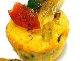 Facile - Mini cakes aux fruits confits et confiture de kiwi