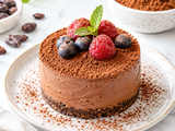 Gâteau mousse au chocolat & cacao cru 