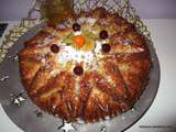 Gâteau  Verre de lait  Pommes/griottines/coco/raisins secs