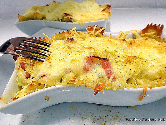 Recettes de Gratin de Pates et Lardons