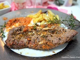 Magret de canard frais du Gers - marinade thym/citron/ pesto de basilic tomate