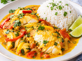 Moqueca de cabillaud & riz parfumé