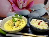 Moules marinées sauce indian curry et son riz thaï (nouvel an chinois)