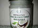 Nouveau partenaire dewthilina huile de coco vierge bio