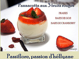 Pannacotta aux 3 fruits rouges