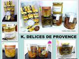 Réassort de mon partenaire k.delices produits artisanaux de Provence
