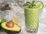 Smoothie salé concombre – avocat – citron - épinard