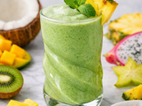 Smoothie vert tropical à la spiruline