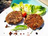 Steak vegan/Végétarien - fruits secs - légumineux et feuilles de baobab