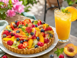 Tarte d'été aux fruits de saison