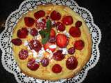 Tarte sablée  aux fraises/framboises/ crème pâtissière 