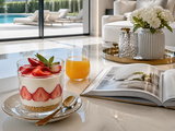 Verrine mousse mascarpone fraises