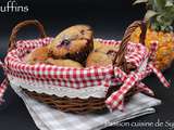 Muffins fruits rouges ou pépites de chocolat