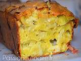 Cake à la courgette, poireau, jambon cru et mozzarella - Chaque étape en photo