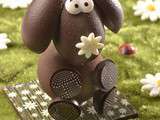 Créations PÂQUES 2015 : Cochon et mouton en chocolat chez dufoux