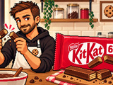 Barres gaufrette chocolat façon KitKat