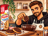Sablés nappés chocolat façon Pépito
