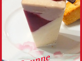 Panna cotta framboises penchée