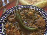 Maqurouna Jaria ( Potage aux petites pâtes à la viande)