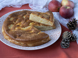 Gâteau aux pommes et à la crème fraîche