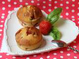 Muffins Fraises Basilic