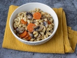 One pot pasta carottes et champignons
