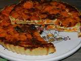 Tarte aux carottes et poireaux