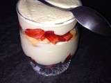 Tiramisu fraise vanille version allégée