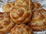Halla (hallot au pluriel) ou challa de Rosh Hachana (pain brioché)