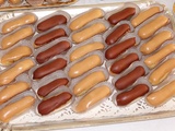 Petits éclairs au café et au chocolat