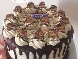 Layer cake au snickers