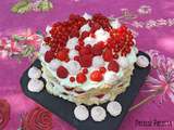 Layer cake aux fruits rouges