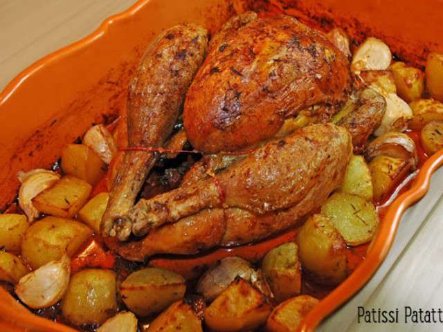 Recettes de Poulet rôti de patissi patatta