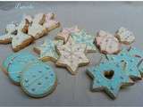 Cookies décorés de noël