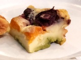 Clafoutis cerises, abricot, pistache