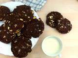 My favorite cookies: cacao et pépites de chocolat blanc