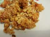 Crumble de coings au speculoos